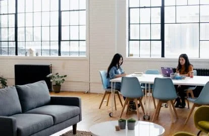 People working in the office