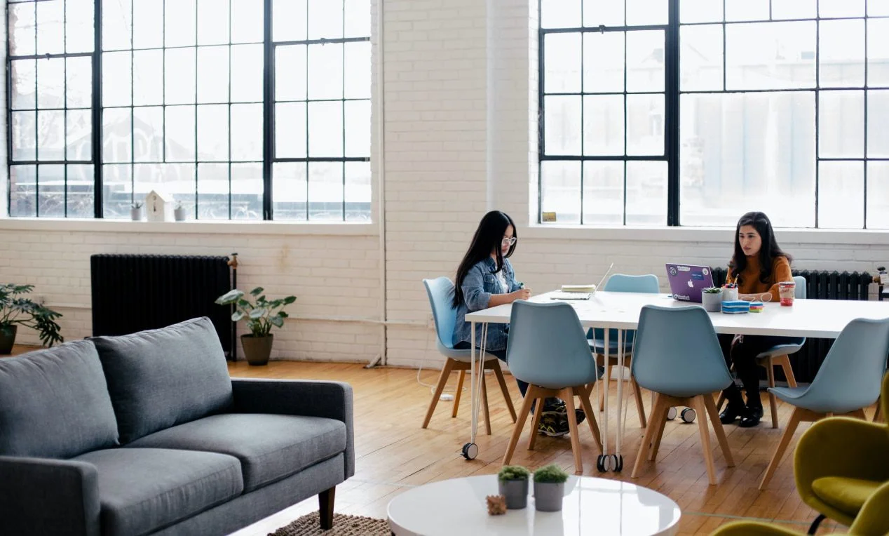 People working in the office